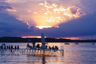 Memorial Union pier - May 29, 2016 - Madison, WI, USA